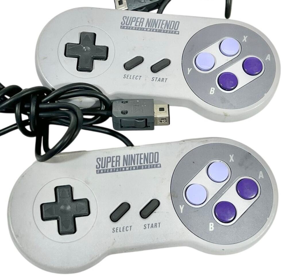 Nintendo SNES Classic Edition Controller Lot 2 OEM Super Mini CLV-202